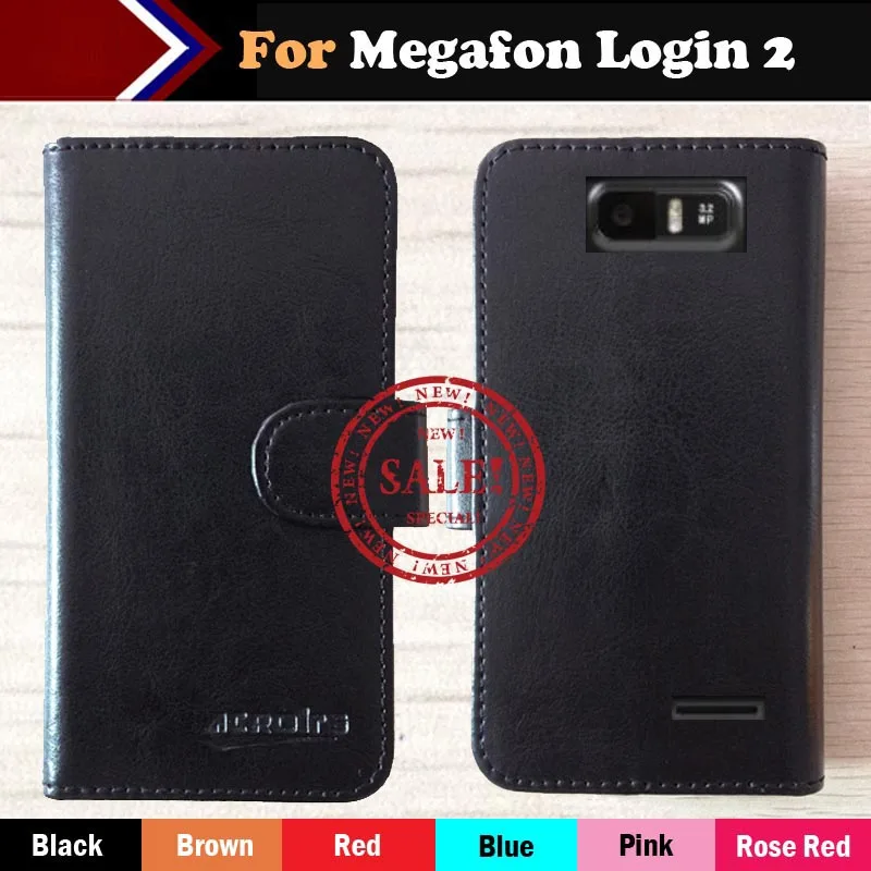

Factory Price Case For Megafon Login 2 MS3A Fashion Dedicated Side Slip Leather Protective Phone Cover Card Slots Wallet Bags