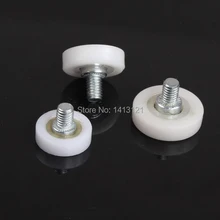 TNT free shipping 260 pieces furniture caster Positioning nylon pulley cupboard drawer filing cabinet pulley sliding door wheel