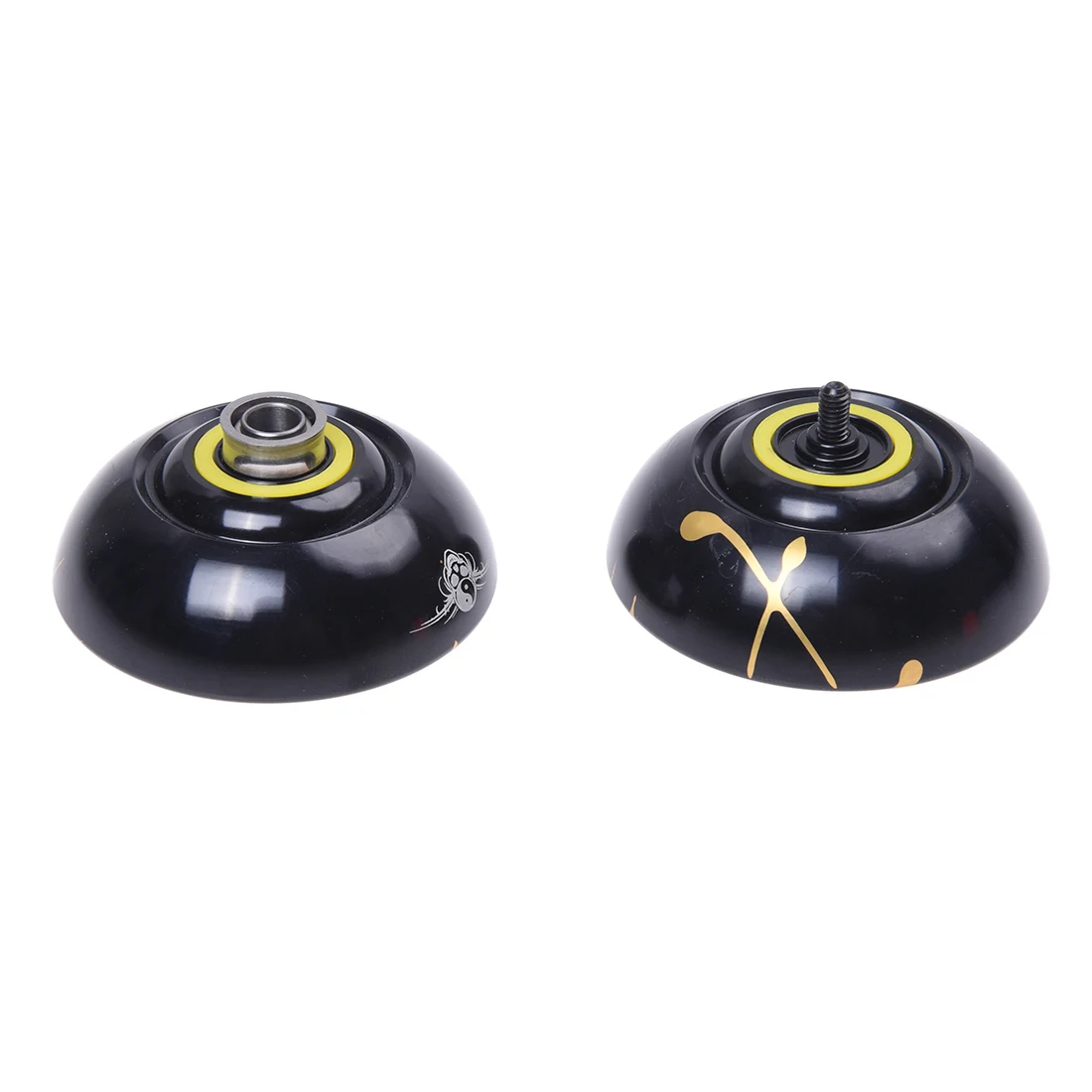 Магический йо дизайн магический йойо N11 алюминиевый Профессиональный Йо-Йо игрушка йо-йо мяч черный+ золотой