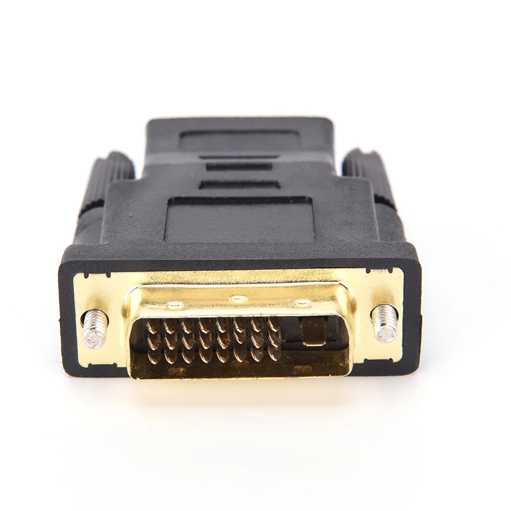 1pc HDMI Male to DVI-D Female 24+1 Pin DVI M//F Gold Plated Converter Adapter
