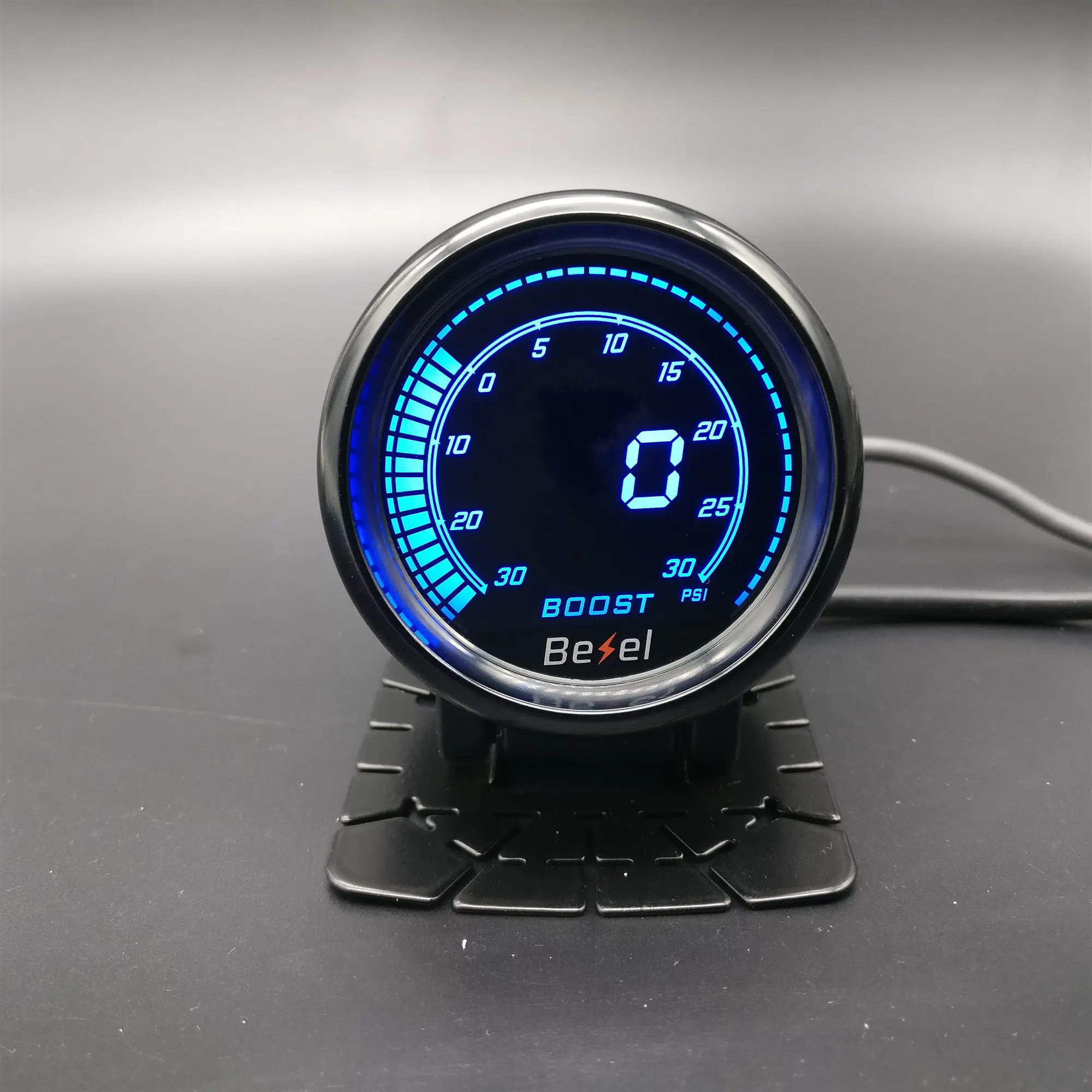 Новый дизайн 2 дюймовый 52 мм EVO LCD 30 ~ 30psi турбометр монитор 7 цветов в комплекте