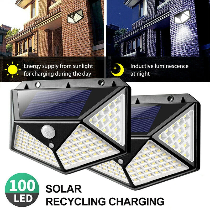 

Outdoor LED Solar Light With Motion Sensor Waterproof Solar Power LED Light Wall LED Lighting Street Lamps Path In Garden Decor