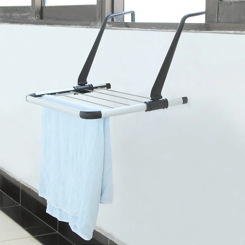 

Thick stainless steel balcony racks, clothesline pole with a hook, towel hanging K1529