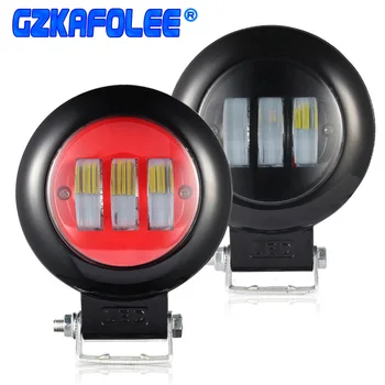 

GZKAFOLEE LED bar Circle Work Light Auto Driving Fog Light for jeep 4WD ATV SUV UTV UTE Off Roads Lights