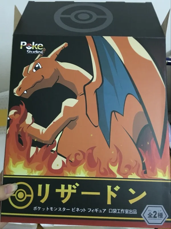 Модели фанатов подлинный Карманный Монстр 15 см Charizard GK Смола сделанная игрушка для коллекции