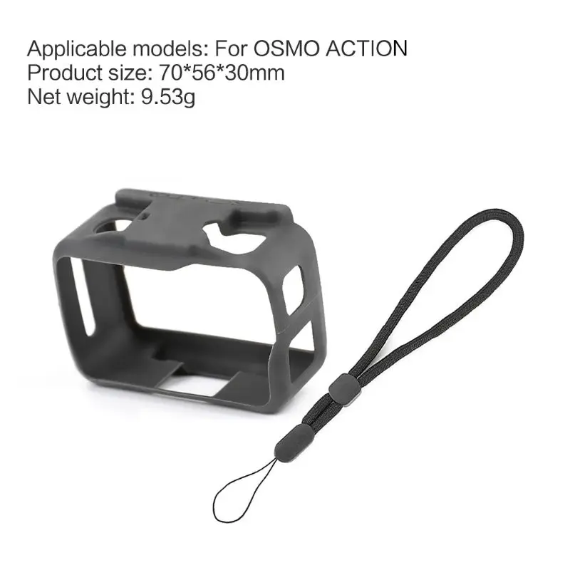 Пыленепроницаемый мягкий силиконовый защитный чехол для камеры крышка объектива Защитная крышка для DJI Osmo аксессуары для спортивной камеры - Цвет: B