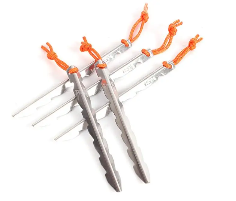 

Stainless Steel 304 Nails Outdoor Camping Tent Accessories V-Shaped Nail Tent Nail