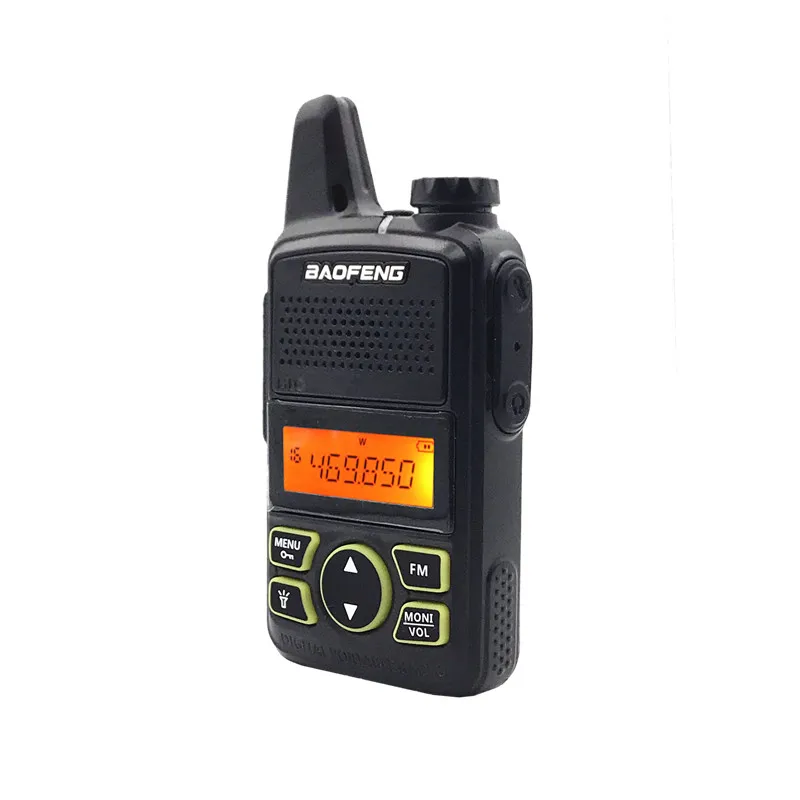 2PCS BAOFENG BF-T1 Mini kids Walkie Talkie Radio Station UHF Child Woki Toki HF Transceiver Ham Radio Transmitter USB FM BF T1