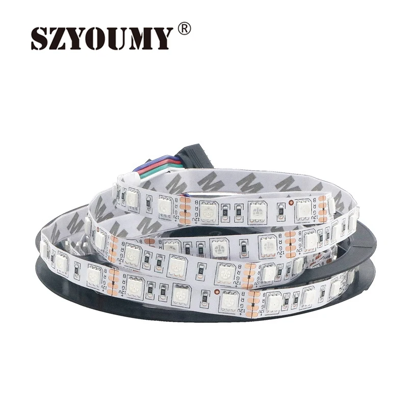 SZYOUMY 100 м Светодиодная лента 5050 DC12V Гибкая лампа 5 м/лот IP20 не водонепроницаемая/IP65