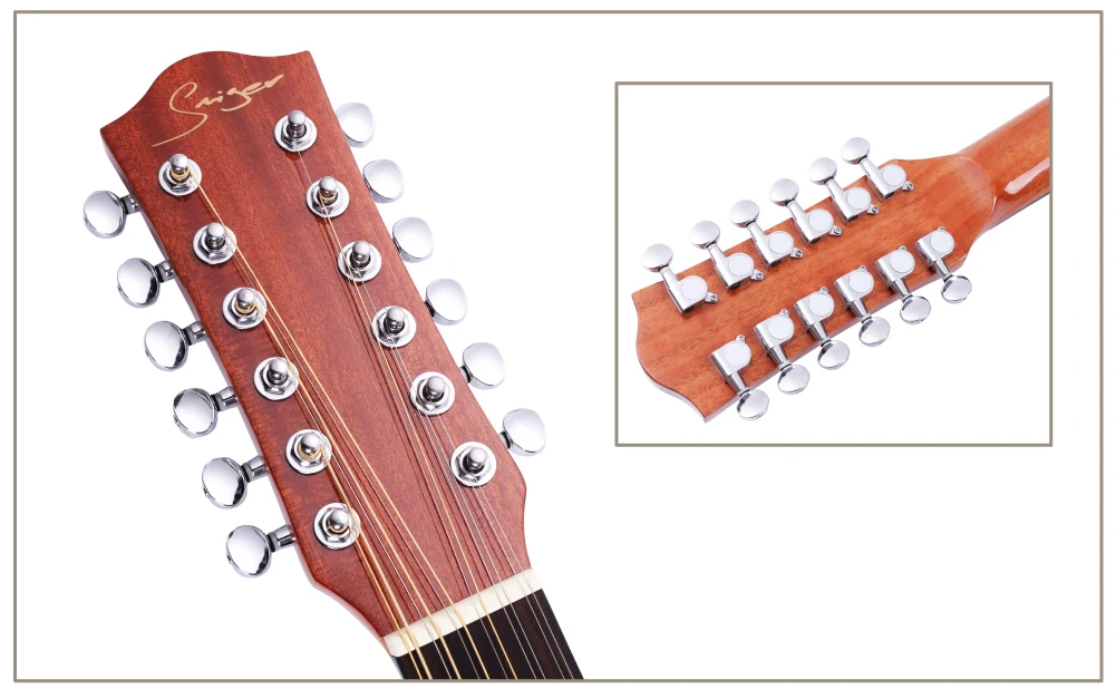 Гитара акустическая электрическая гитара стальная струна ель D-Body Guitarra 12 струн поп-фолк Cutaway Глянцевая установка звукоснимателя