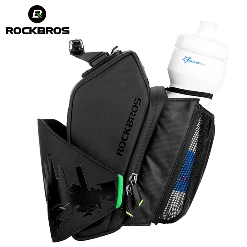 Велосипедное седло ROCKBROS MTB задние Сумки с карманом для бутылки водой