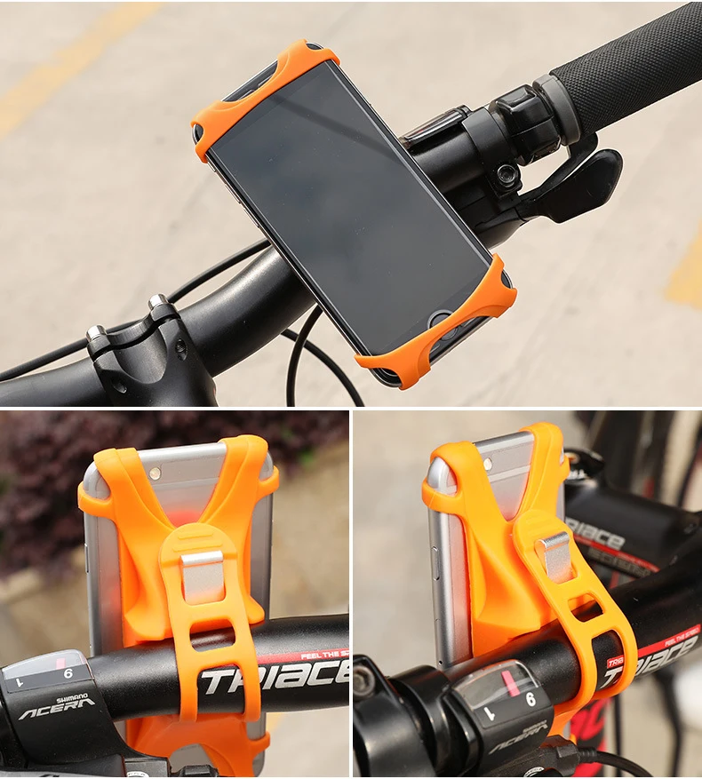 Sireck "-6" велосипедный держатель для телефона на велосипед силиконовый велосипедный руль подставка для смартфона Аксессуары для велосипеда