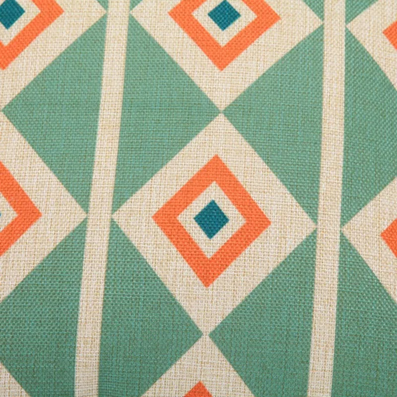 هندسية وسادة حالة 45*45 سنتيمتر جديد وسادة غطاء المنزل مقعد كرسي سيارة وسادة غطاء القطن الكتان مطبوعة وسادة غطاء المخدة