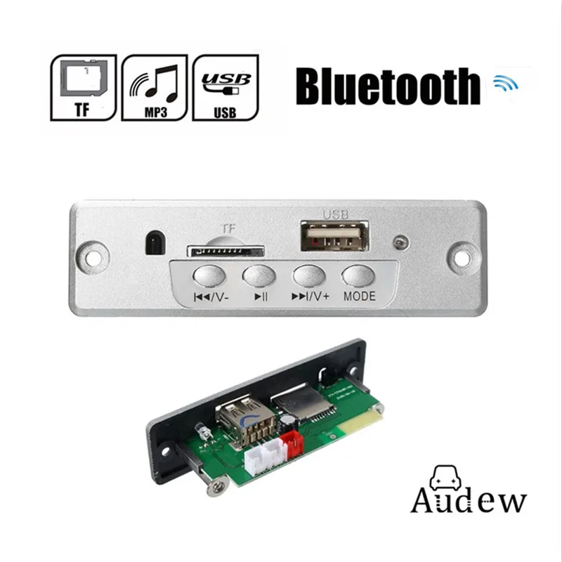 MP3 декодер плата bluetooth DAC плата беспроводной автомобильный аудио усилитель плата USB U диск порт TF слот для карт MP3 WMA WAV