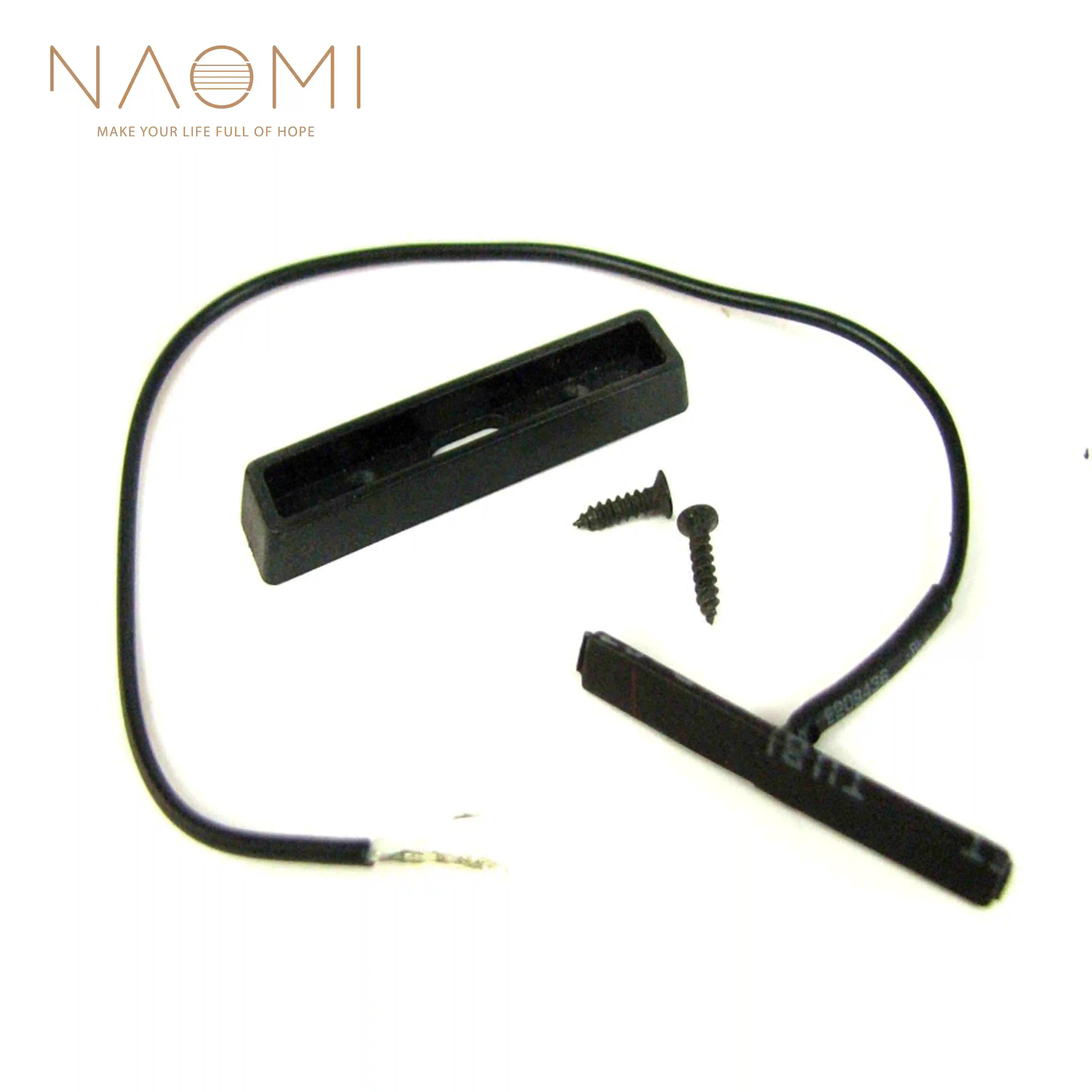 

NAOMI Cigar Box Guitar Parts Great Violin Style Rod Piezo Pickup Electric Violin Piezo For Electric Guitar Electric Violin New