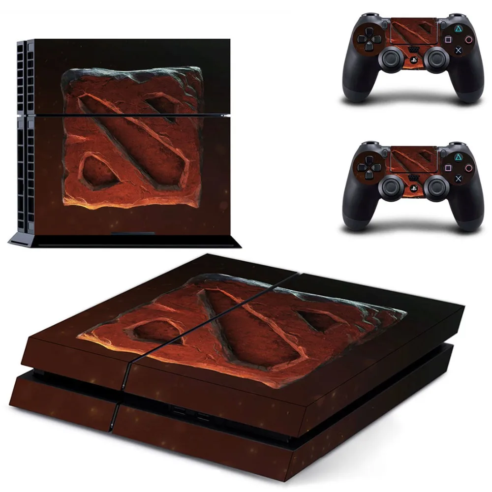Виниловая наклейка на кожу для консоли Playstation 4 и контроллеров PS4 Game Dota 2|Наклейки| |