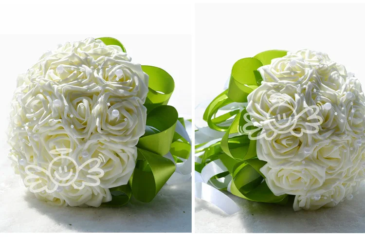Свадебная брошь невесты цветок Букеты Свадебные искусственный цветок розовый букет белые свадебные букеты