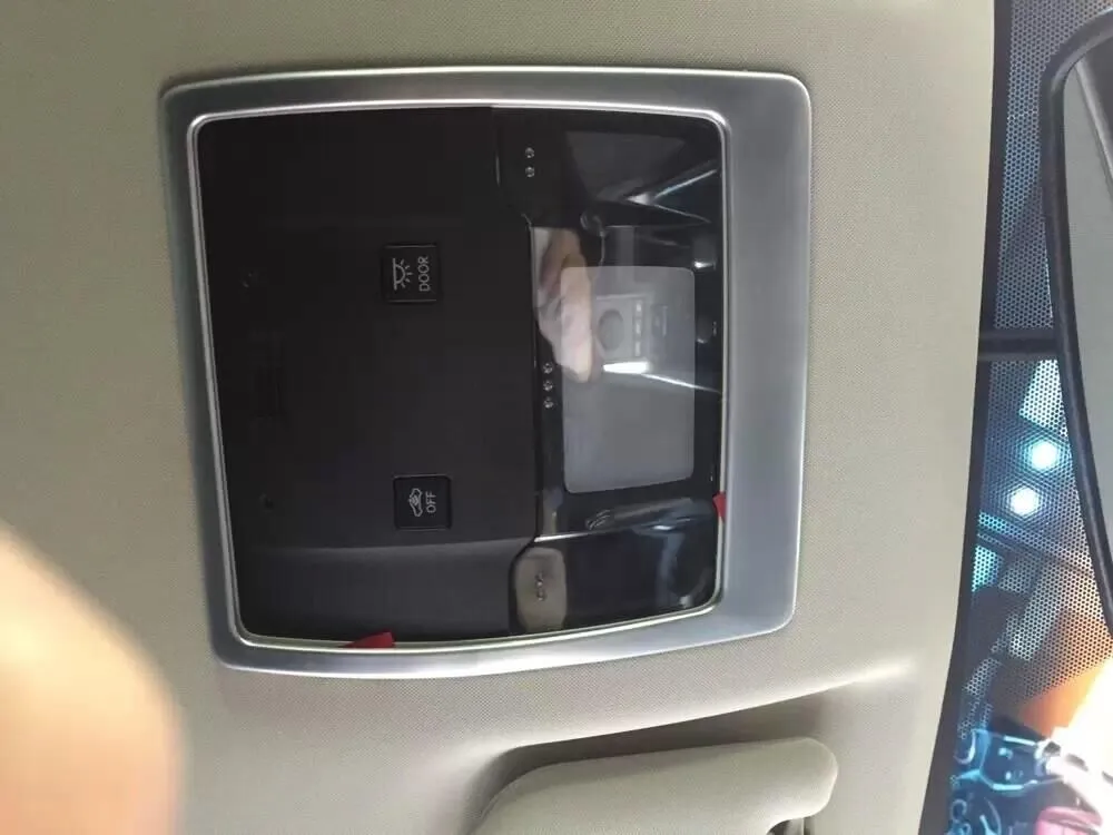 

ACCESSORIES 2PC FIT FOR LEXUS NX 200T 300H CHROME MAP READING LIGHT ROOF LAMP SWITCH COVER TRIM FRAME