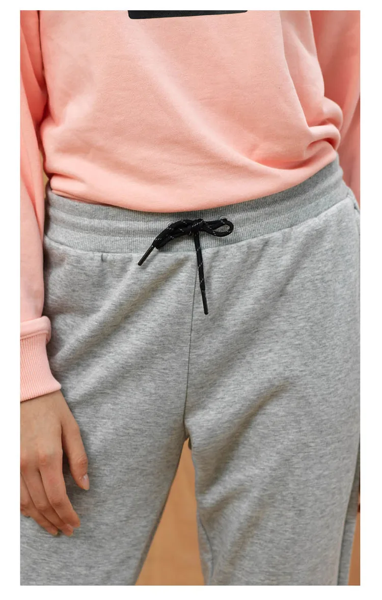 Giordano женские спортивные утеплённые брюки на эластичной талии с резинкой