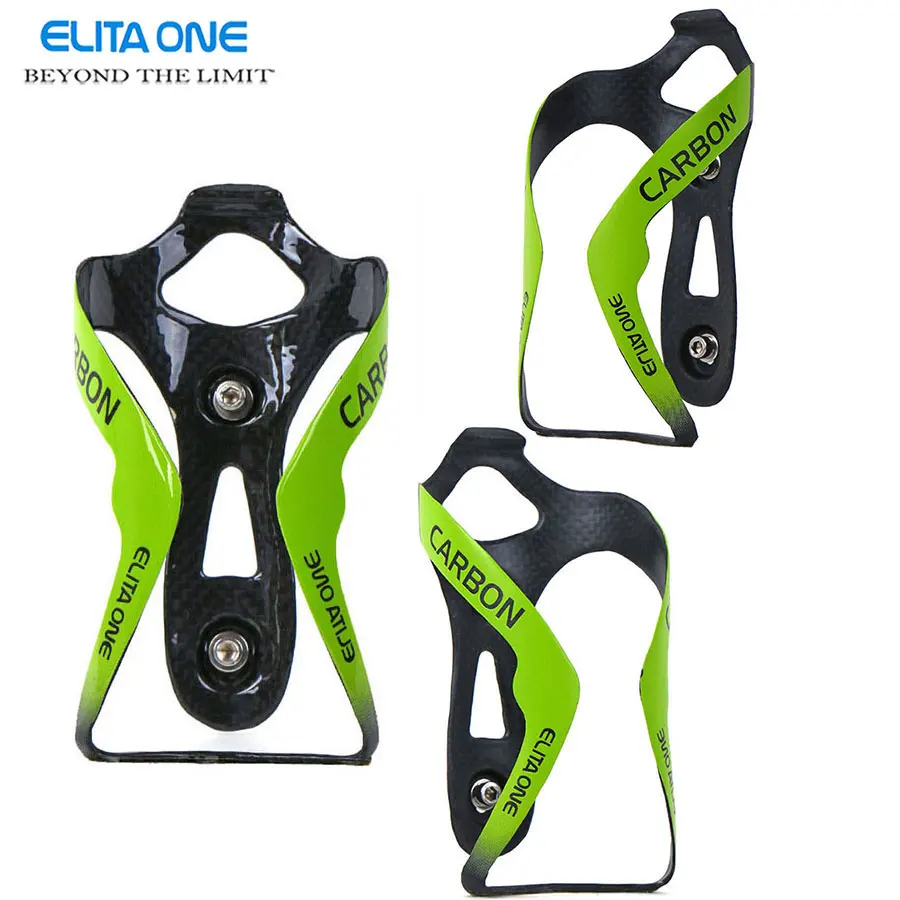 

ELITA ONE water bottle cage Bicycle Carbon Fiber Bottle Holder Bike Cycling Road Bike Mountain 3K Carbon bottle cage 2 pcs