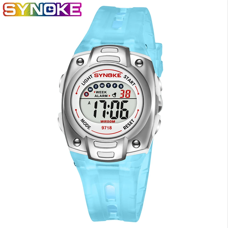 

SYNOKE Kids Watches Digital Watches Multi function Children Alarm Wrist Watch Kid Date Clock for Boys Girls Gift Relogio