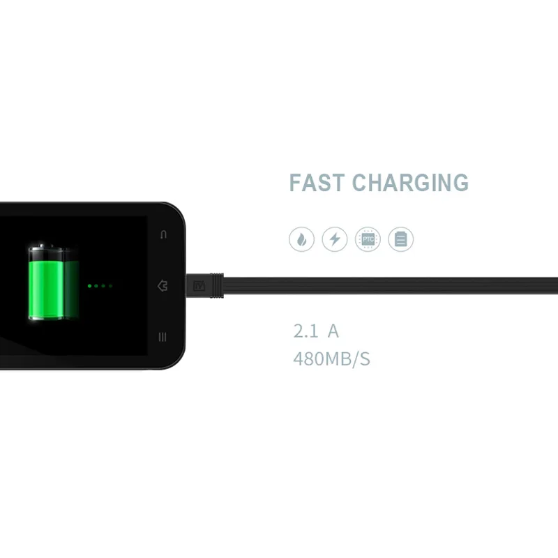 Кабель Micro Usb remax для синхронизации данных 5 шт./лот 2 1 А кабели быстрой зарядки
