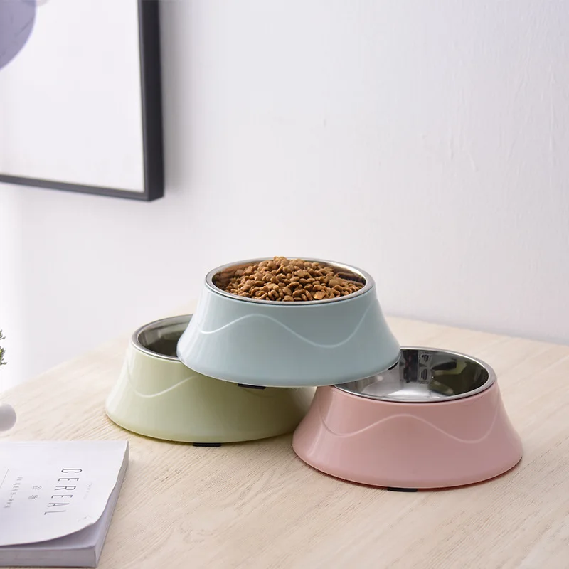 HOTFUN Pet одна чаша из нержавеющей стали модный дорожный Фидер для кормления щенков