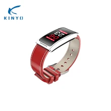 Умный браслет для женщин, кровяное давление, водонепроницаемый Женский физиологический re mi nd кожаный спортивный браслет pk xio mi band 3