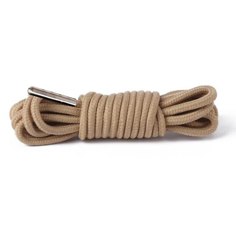 1 Pair Men Climbing Sports Shoes High Outdoor Basketball Rope Shoes Thick Round Lace Tooling Martin Boots High-grade Metal Head