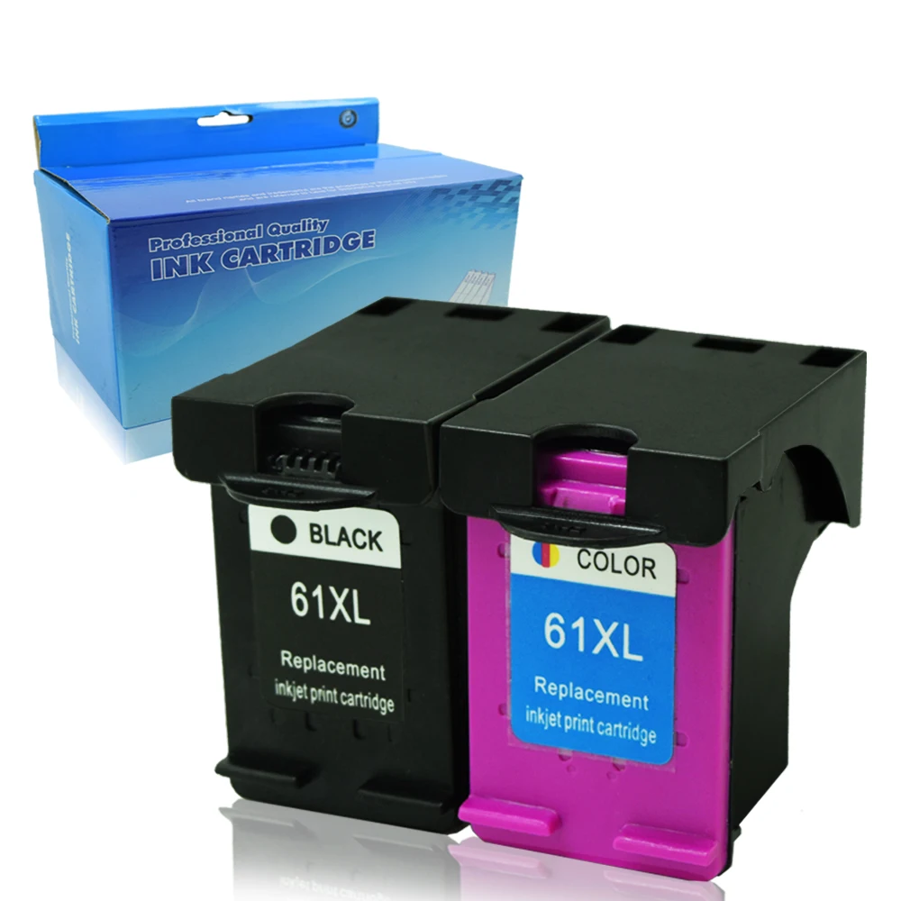 

2pk Remanufactured Ink Cartridge Replacement for HP 61 XL CH563WN for HP Envy 4500 Officejet 4630 Deskjet 1050 1510 2540 Printer