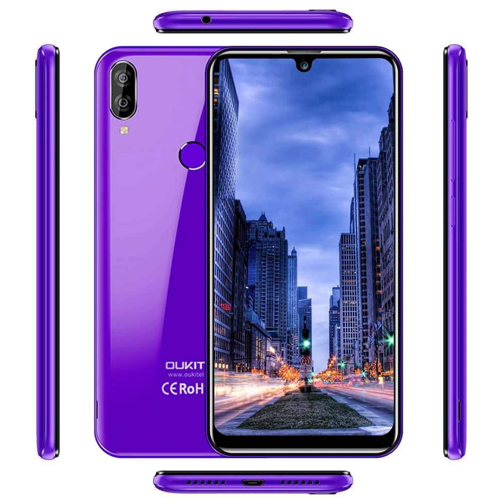 OUKITEL C16 Pro ram 3 ГБ rom 32 Гб 5 71 &quot19:9 Android 9 0 2600 мАч мобильный телефон MT6761 ID отпечаток