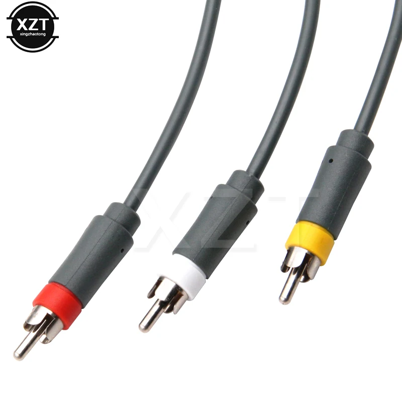 1 шт. композитный HD ТВ-элемент высокой четкости AV 3 RCA TV Аудио видео кабель