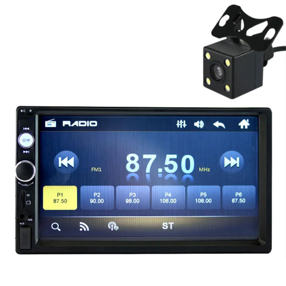 

7 Inch HD Bluetooth Screen Car 2 DIN MP5 USB/AUX/FM with Reversing Camera