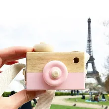 Новая деревянная камера, детская игрушка, подарок для ребенка, детская деревянная декорация на шею для фотосъемки комнаты-17