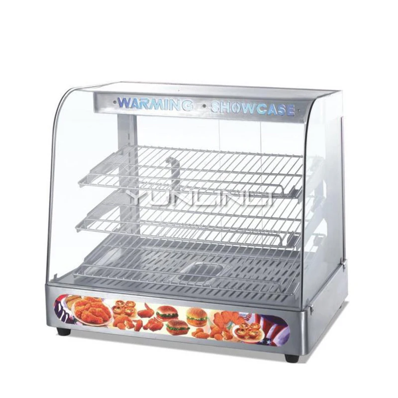 Food Thermal Insulation Showcase Commercial Cooked Food Heat