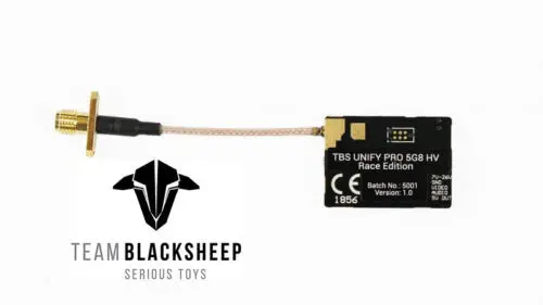 

Team Blacksheep TBS UNIFY PRO 5G8 HV - RACE SMA Video Transmitter 25/200mW