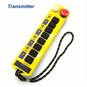 DC24V 1 Speed 1 Transmitter 9 Channels Hoist Crane Industrial Truck Radio Remote Control System Controller receiver Remote 500M