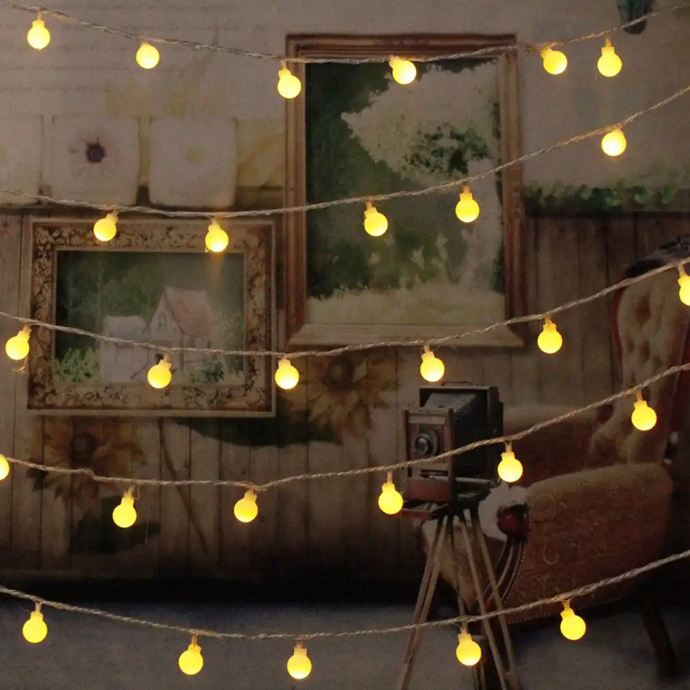 10m 80 Led String Light Outdoor Fairy Bulb Battery Powered Waterproof Garland For Home Wedding Indoor Decoration