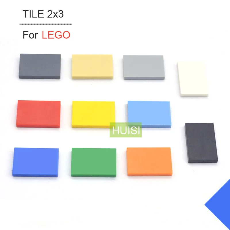 

Moc Building Blocks Compatible With LEGO Plastic Bricks Parts Tile 2x3 DIY Models Blocks City Creative Toys For Kids Learning