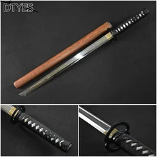 Katana Espada Samurai Japonesa High Manganese Steel Espada Katana Samurai Handmade Alloy Tsuba Katana Sword Battle Ready