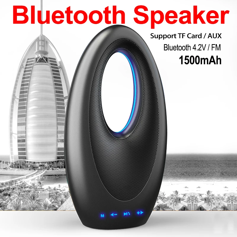 Роскошная Беспроводная bluetooth колонка многофункциональное сенсорное управление