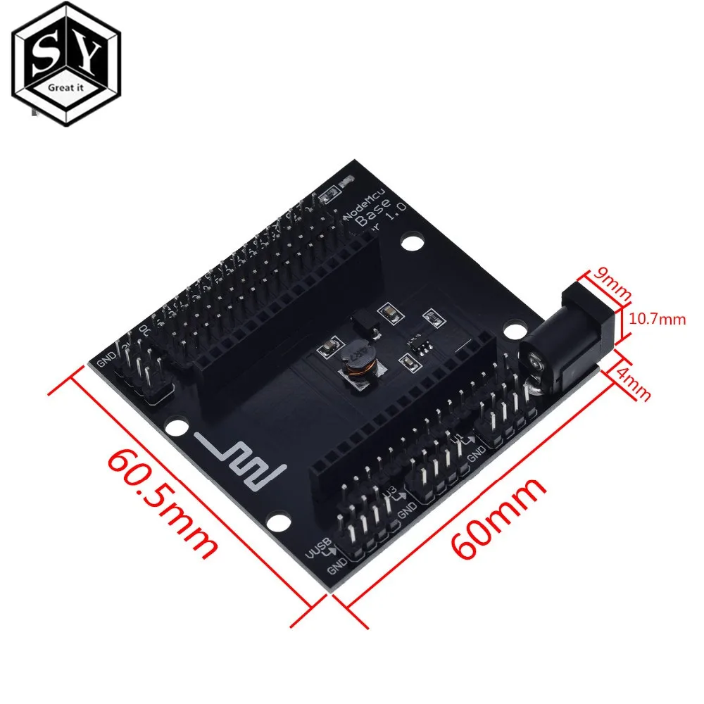 1 шт. Great IT NodeMcu подходит для Node MCU база ESP8266 ESP-12E тестирование DIY макет базовый тестер подходит для NodeMcu V3 для Arduino IDE