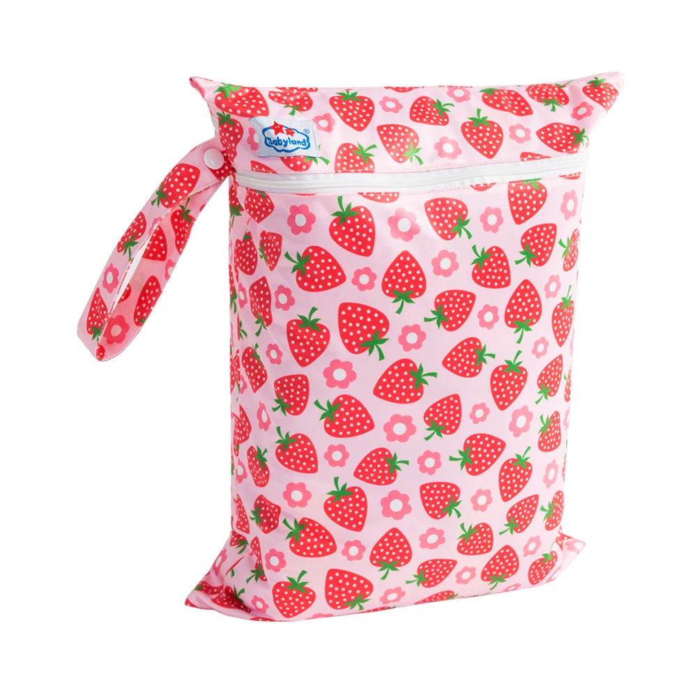 

Babyland( 10 Pcs A Pack ) Lots of Newest Patterns Zipper Wet Bags Designs Diaper bags Prevent Leakage Multi-Function BackPack
