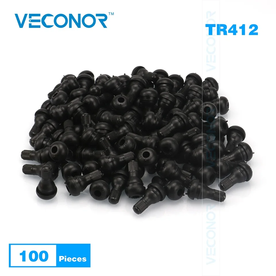 Zoternen Stelo Della Valvola Del Pneumatico Di Ricambio Universale Per Auto Moto 100 Pezzi A Scatto Tr413 92937054