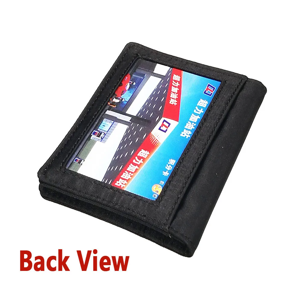 Ultra Thin Nylon Mini Drivers License Card Holder Cover Slim Small Casual Plastic Credit Bank ID Card Case For Men Women