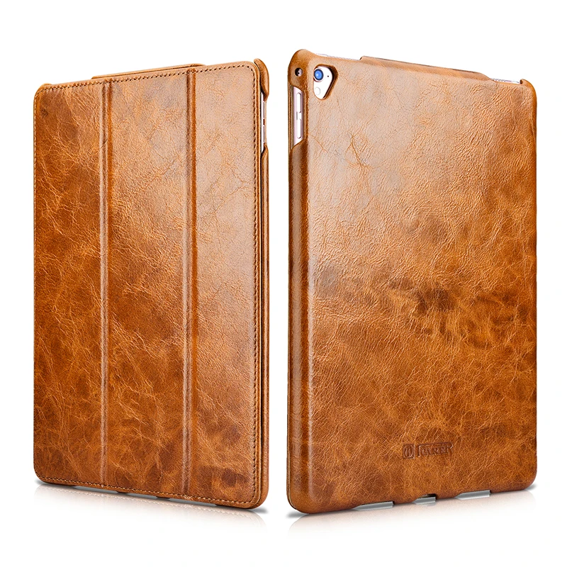 

Luxury Genuine Leather Smart Case For iPad Pro 9.7 Cover Magnetic Auto Wake Flip Stand Case For iPad Pro 9.7 inch 2016 Released