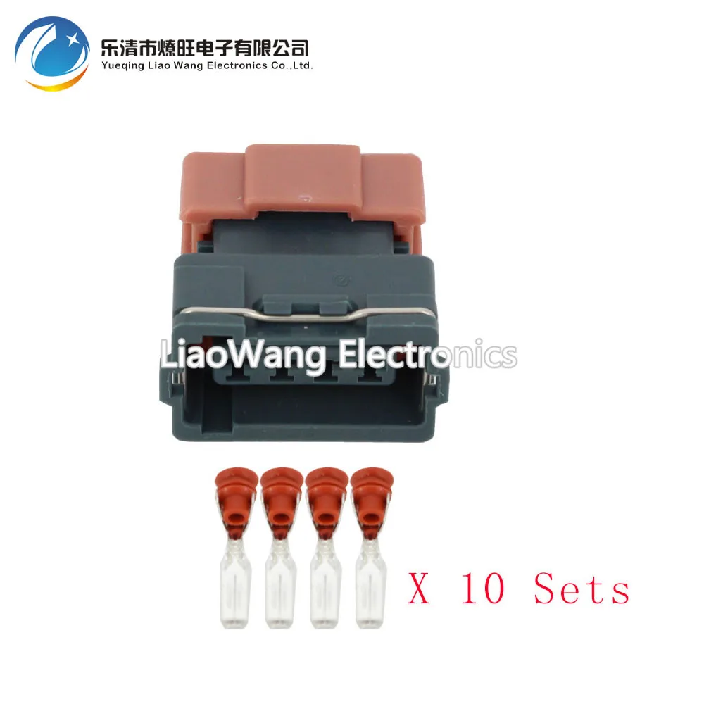 

10 Sets 4 Pin Female DJ7045Y-3-21 Mass Air Flow Sensor Connector AMP Tyco Plug Electrical Sealed Auto Connector 4P