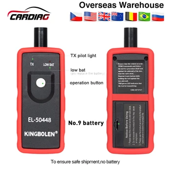 

2019 Latest EL-50448 Auto Tire Presure Monitor Sensor OEC-T5 EL50448 For G.M/for Op.el TPMS Reset Tool EL 50448 Electronic tool