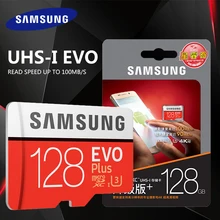 SAMSUNG 100 МБ/с./с Micro SD карта 64 Гб 256 ГБ 128 ГБ 32 ГБ карта памяти класс 10 U3 флэш-карта памяти Micro SD 4K для go pro/планшетов
