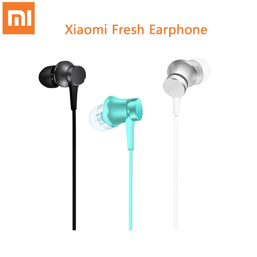 

Xiaomi Piston Earphone Fresh Edition Basic Version Earbuds Ear Phones Buds Mi Earphones Headset With Mic For Samsung Iphone